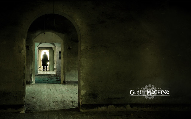 Person standing doorway building background free wallpaper for desktop - medium preview image