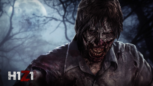 Creepy man bloody face forest free wallpaper for desktop - medium preview image