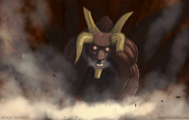 Demonic demon horns smokey area free wallpaper for desktop - medium preview image