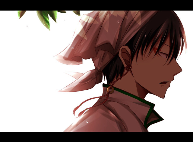 Person ponytail shirt tree leaves free wallpaper for desktop - medium preview image