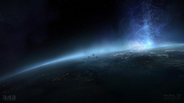 Distant planet space view bright #2 free wallpaper for desktop - medium preview image