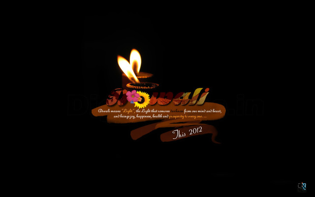 Lit candle message dark background free wallpaper for desktop - medium preview image
