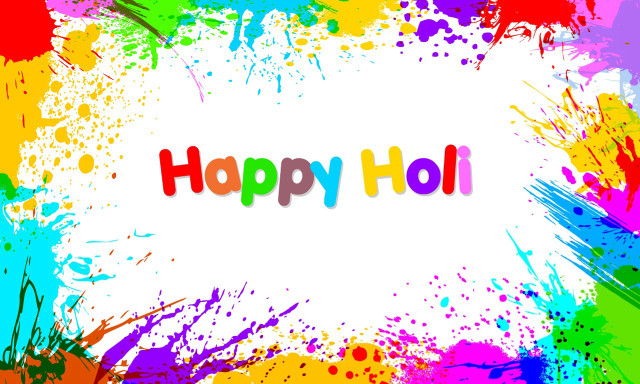 Happy holi colorful background multicolored free wallpaper for desktop - medium preview image