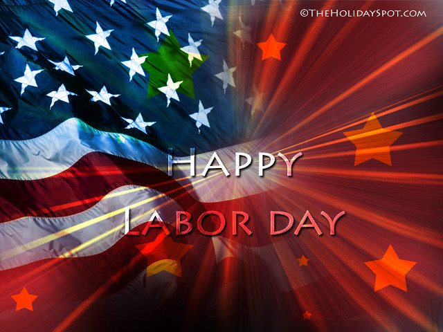 Happy labor day american flag #2 free wallpaper for desktop - medium preview image