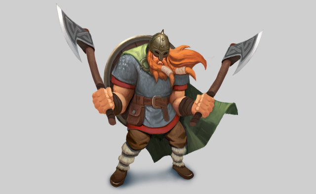 Cartoon character red beard bearded free wallpaper for desktop - medium preview image