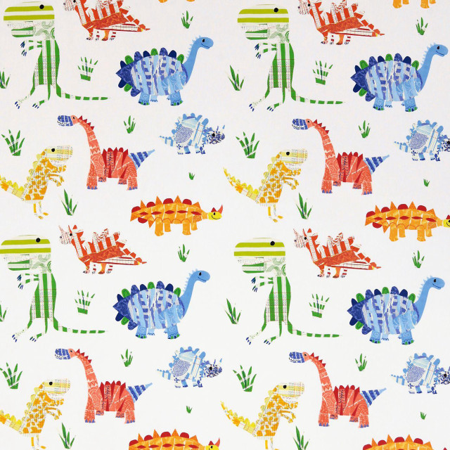 Colorful dinosaurs and plants on free wallpaper for tablet - medium preview image