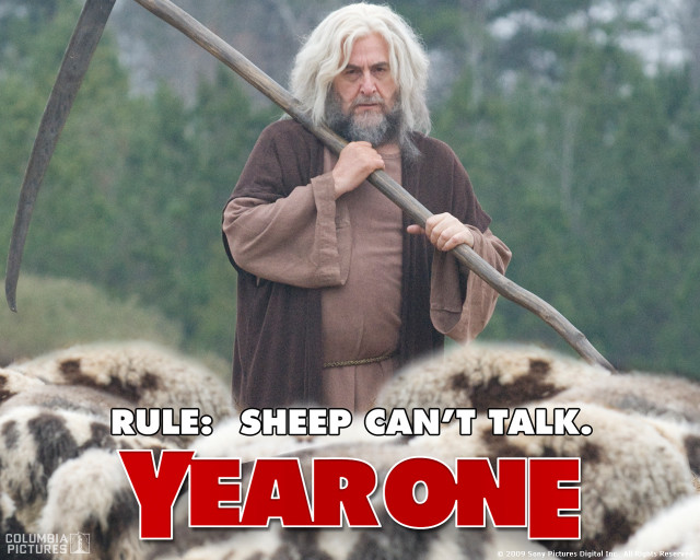 Old man stick sheep slogan free wallpaper for desktop - medium preview image