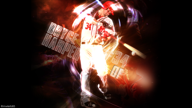 Baseball player holding bat ball free wallpaper for desktop - medium preview image