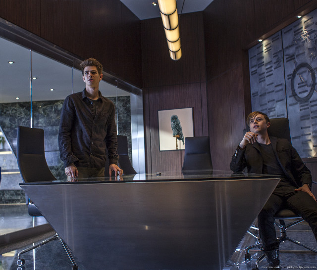 Man woman desk room glass free wallpaper for desktop - medium preview image