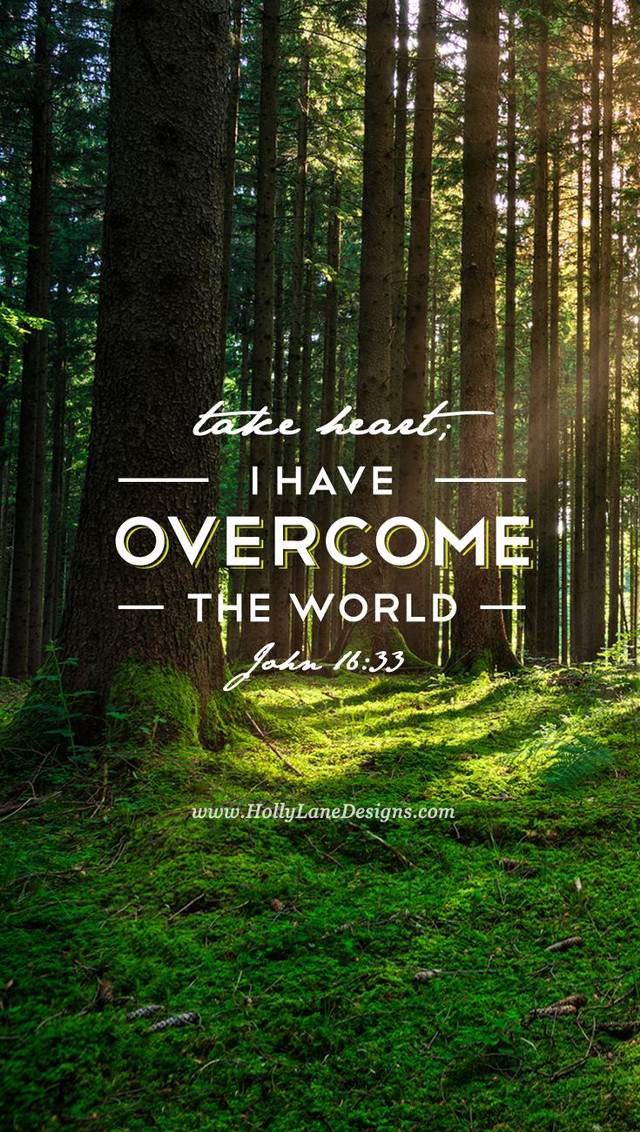 Forest bible quote nature peaceful free wallpaper for mobile - medium preview image