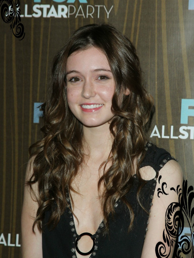 Woman smiling blackdress longhair braided free wallpaper for mobile - medium preview image