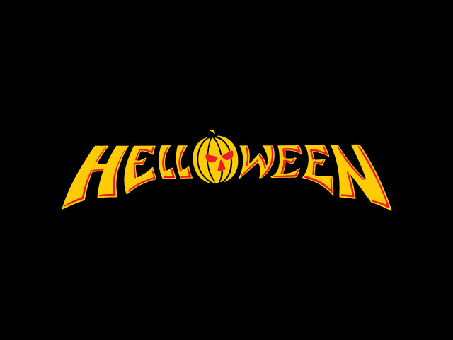 Black background yellow red halloween free wallpaper for desktop - medium preview image
