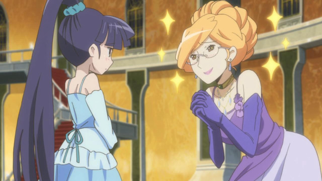 Anime girls building stars long free wallpaper for desktop - medium preview image