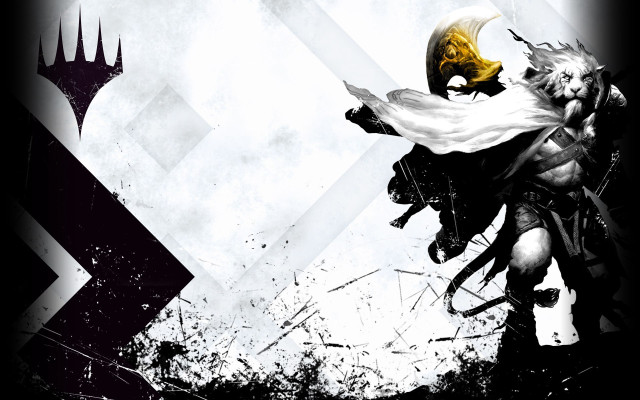 Man sword helmet demon shoulder free wallpaper for desktop - medium preview image