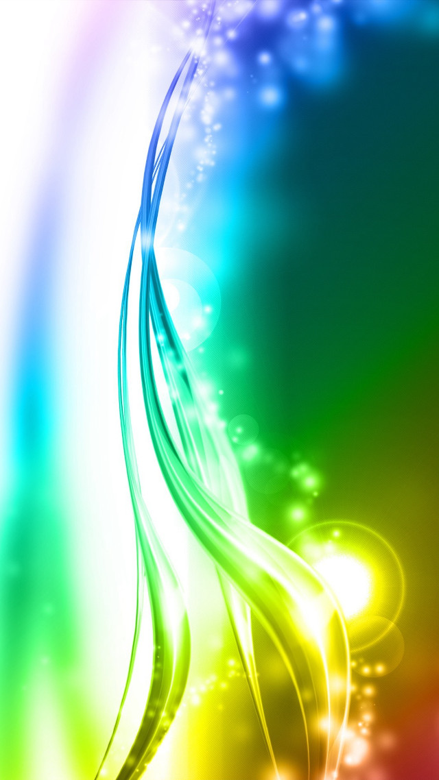 Colorful background light swirl rainbow free wallpaper for mobile - medium preview image