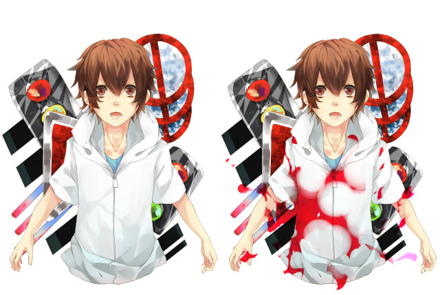 Man white shirt red tie #4 free wallpaper for desktop - medium preview image