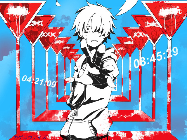 White dress man red triangle free wallpaper for desktop - medium preview image