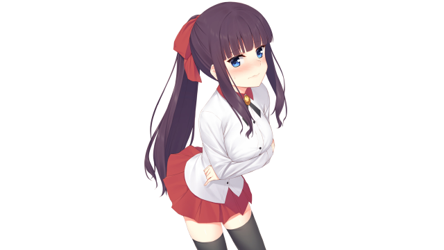 Girl portrait ayako rokkaku standing free wallpaper for desktop - medium preview image