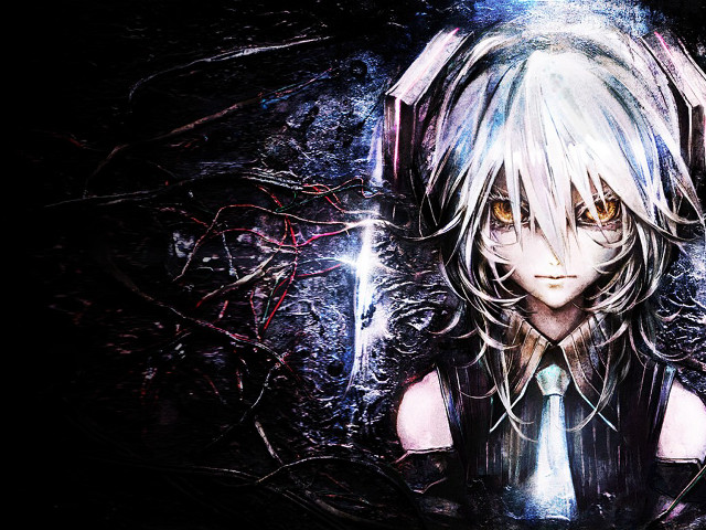 Anime character long hair tie #2 free wallpaper for desktop - medium preview image