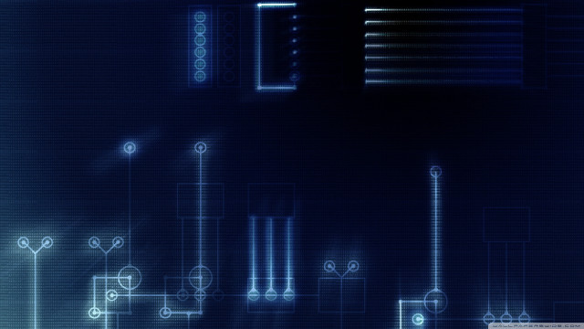 Blue background lights bars line free wallpaper for desktop - medium preview image