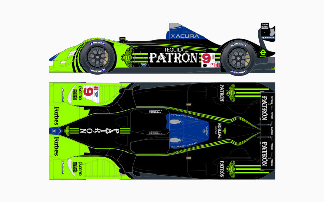 Racing car paper model green free wallpaper for desktop - medium preview image