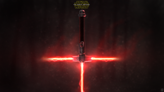 Star wars sword red lights free wallpaper for desktop - medium preview image