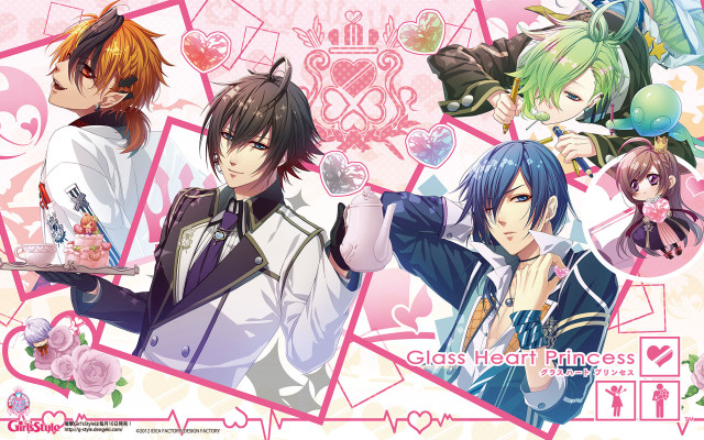 Anime characters tray food cake free wallpaper for desktop - medium preview image