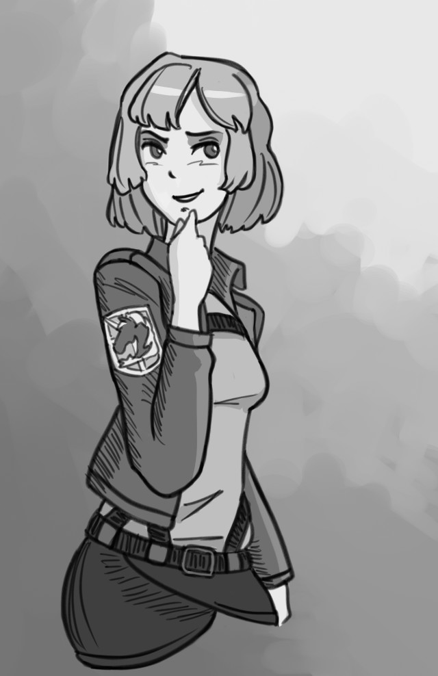 Woman hand chin police uniform free wallpaper for mobile - medium preview image