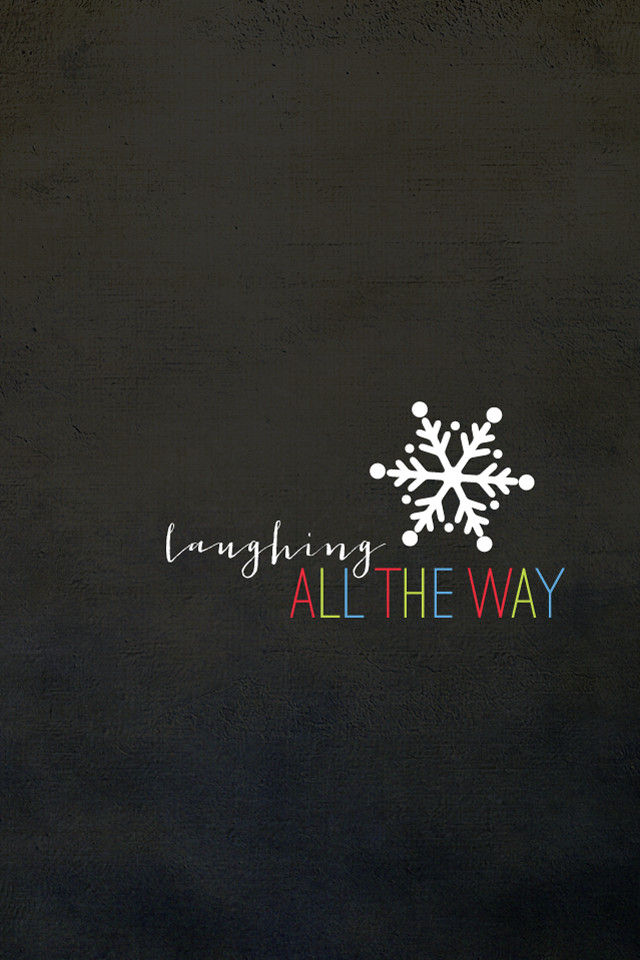 Black background snowflake laughing all free wallpaper for mobile - medium preview image