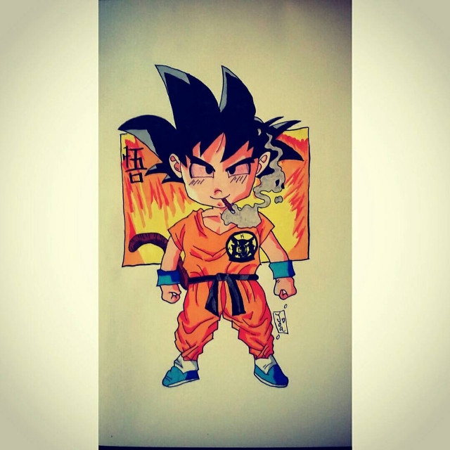 Young gohan holding mouse picture free wallpaper for tablet - medium preview image