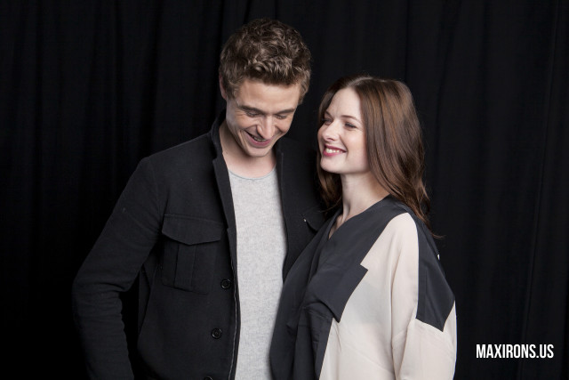 Smiling man woman standing together free wallpaper for desktop - medium preview image