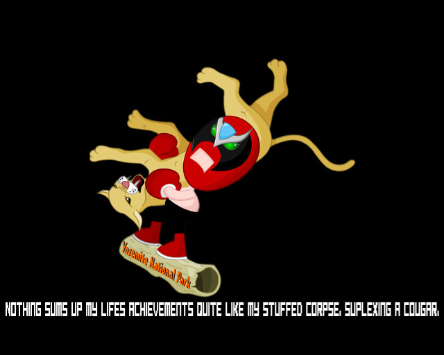 Cartoon character skateboarding black background free wallpaper for desktop - medium preview image