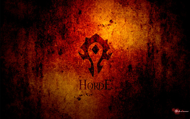 Dark background horde logo red free wallpaper for desktop - medium preview image
