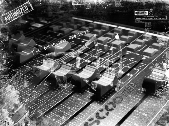 Black white computer keyboard flaming free wallpaper for desktop - medium preview image