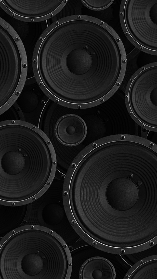 Large group speakers wall black free wallpaper for mobile - medium preview image