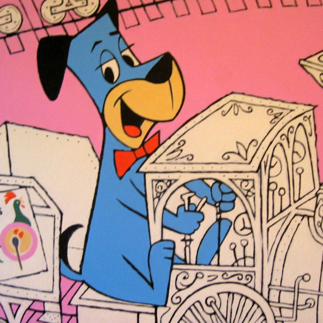 Cartoon dog driving cart dog free wallpaper for tablet - medium preview image