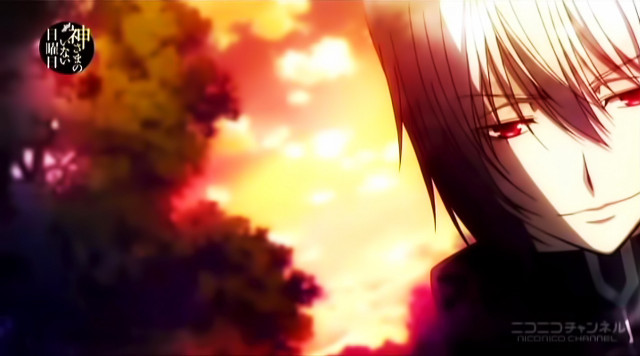 Man red eyes long hair free wallpaper for desktop - medium preview image