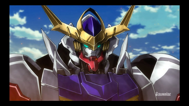 Robot standing sky sword helmet free wallpaper for desktop - medium preview image