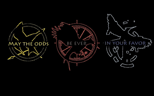 Three logos black background image free wallpaper for desktop - medium preview image