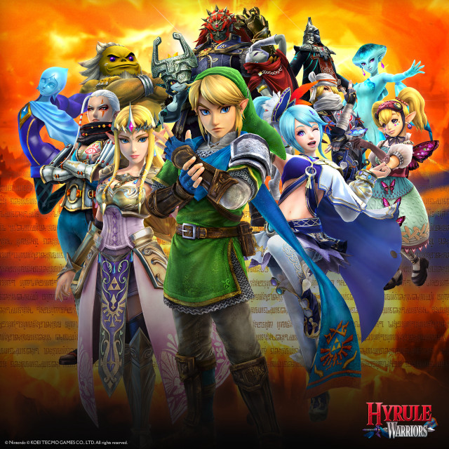 Zelda characters video game poster free wallpaper for tablet - medium preview image