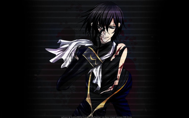 Man blackhair whiteShirt knife blood free wallpaper for desktop - medium preview image