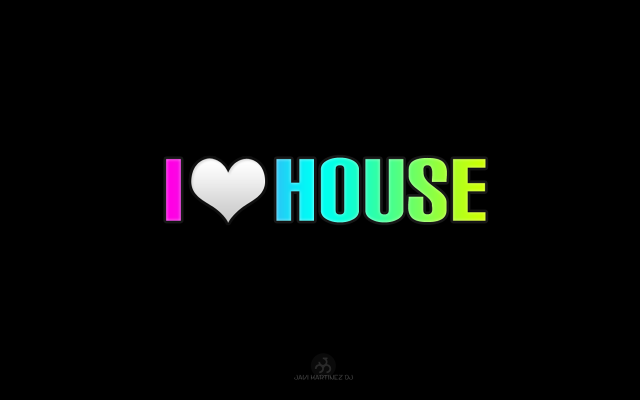 I love house heart rainbow free wallpaper for desktop - medium preview image