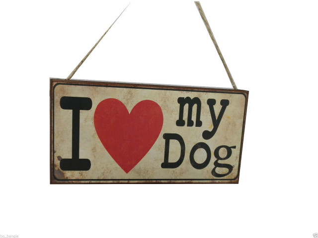 I love my dog sign free wallpaper for desktop - medium preview image