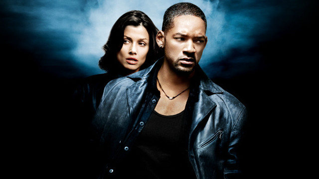 Man woman dark background smoke free wallpaper for desktop - medium preview image