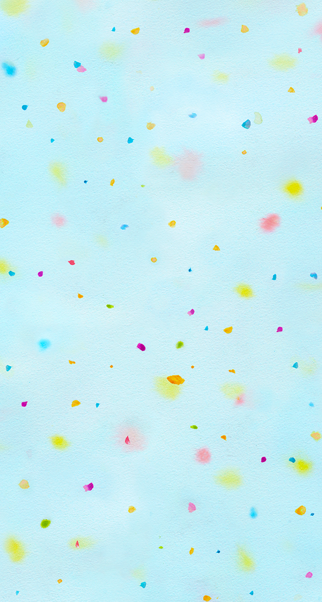 Blue background multicolored confetti white #4 free wallpaper for mobile - medium preview image