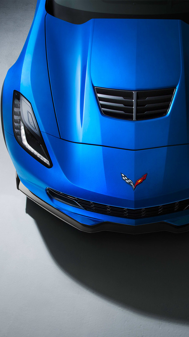 Blue sports car top black free wallpaper for mobile - medium preview image