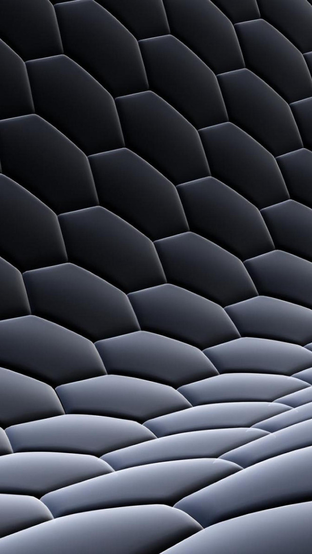 Black background wavy pattern dark free wallpaper for mobile - medium preview image