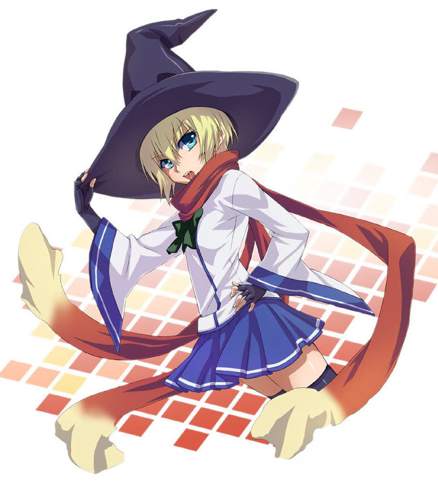 Woman witches hat dress broom free wallpaper for tablet - medium preview image