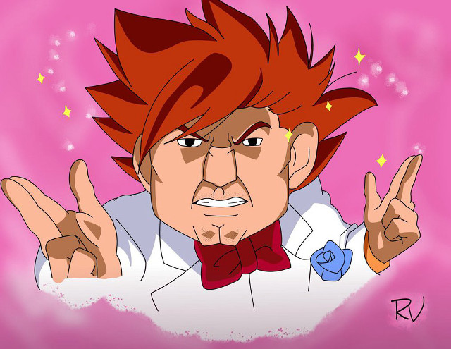 Cartoon character red hair bow free wallpaper for desktop - medium preview image