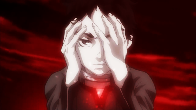 Man hands face red background free wallpaper for desktop - medium preview image